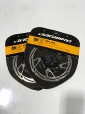 2 X JAGWIRE PRO LR2 DISC BRAKE ROTOR 160MM RRP:£68.22 EACH (DELIVERY ONLY)