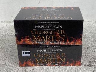 2 X HOUSE OF THE DRAGON GEORGE R.R MARTIN A SONG OF ICE AND FIRE BOOKS: LOCATION - C8