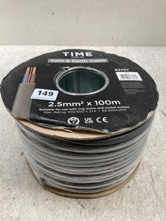 SPOOL OF TWIN AND EARTH CABLE 2.5MM X 100CM: LOCATION - A3
