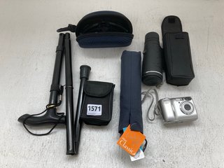 QTY OF ASSORTED ITEMS TO INCLUDE MONOCULAR TELESCOPE AND HIKING SUNGLASSES: LOCATION - D0