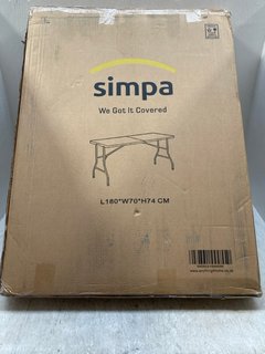 SIMPA FOLDING TABLE 180CM: LOCATION - A4