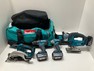 MAKITA 4 PIECE POWER TOOL SET COMPLETE WITH CARRY CASE - RRP: £520.00 (PLEASE NOTE: 18+YEARS ONLY. ID MAY BE REQUIRED): LOCATION - A-1
