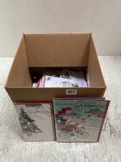 QTY OF ASSORTED CELEBRATION CARDS TO INCLUDE GRANDSON CHRISTMAS CARD: LOCATION - A11