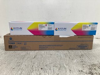 3 X ASSORTED ITEMS TO INCLUDE KATUN BUSINESS INK CARTRIDGE FOR USE IN EPSON WORKFORCE PRO - MAGENTA: LOCATION - B12