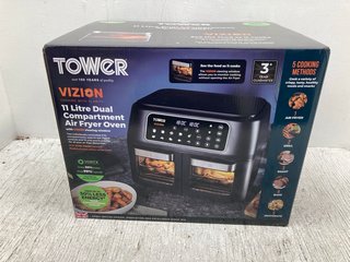 TOWER 11L DUAL COMPARTMENT AIR FRYER OVEN: LOCATION - B4