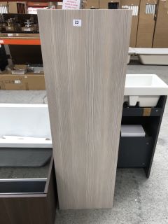 (COLLECTION ONLY) DURAVIT WALL HUNG 1 DOOR BATHROOM CABINET IN LIGHT ELM 1330 X 400 X 250MM - RRP £615: LOCATION - C3