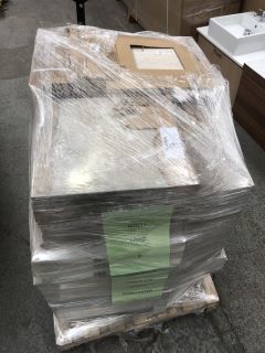PALLET OF ASSORTED TILES TO INCLUDE 450MM SQUARE & 500MM SQUARE TILES APPROX RRP £2000: LOCATION - D2 (KERBSIDE PALLET DELIVERY)