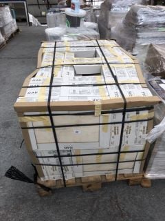 PALLET OF RAK CERAMIC 500 X 330MM WALL TILES IN BEIGE MARBLE EFFECT APPROX 50M2 IN TOTAL - RRP £2408 (HEAVY ITEM PLEASE BRING SUFFICIENT MANPOWER & VEHICLE): LOCATION - D2 (KERBSIDE PALLET DELIVERY)