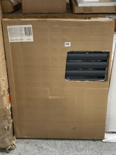 ANTHRACITE HORIZONTAL SINGLE OVAL TUBED RADIATOR 826 X 635MM - RRP £410: LOCATION - R2 BACK RACK