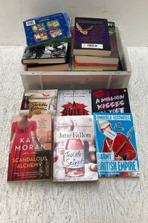 QTY IF ASSORTED BOOKS TO INCLUDE A QUIET MAN BY TOM WOOD: LOCATION - F11