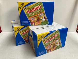 3 X BOXES OF 12X140G HARIBO JELLY BUNNIES - BBE 02.2025: LOCATION - WH4