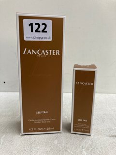 LANCASTER 15ML SELF TAN SUN-KISSED FACE DROPS TO ALSO INCLUDE LANCASTER 125ML SELF TAN GOLDEN BODY GEL: LOCATION - WH4