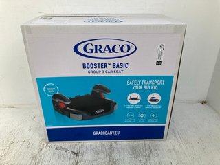 GRACO BOOSTER BASIC GROUP 3 CAR SEAT: LOCATION - E13