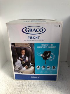 GRACO TURN 2 ME 360 ROTATING ISOFIX CAR SEAT IN BLACK - RRP £149.00: LOCATION - E14