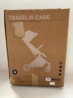 HAUCK TRAVEL N CARE PUSHCHAIR IN BLACK - RRP £129: LOCATION - WH6