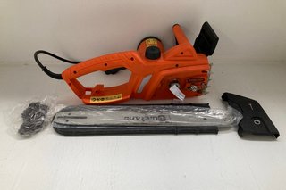 DURHAND 230V ELECTRIC CHAINSAW WITH 40CM BLADE (PLEASE NOTE: 18+YEARS ONLY. ID MAY BE REQUIRED): LOCATION - WH8