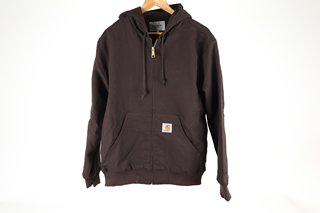 CARHARTT WIP ACTIVE JACKET IN TOBACCO BROWN - SIZE LARGE - RRP £179: LOCATION - BOOTH