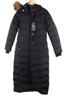 HOLLAND COOPER GLACIER FULL LENGTH PUFFER IN BLACK - SIZE LARGE - RRP £499: LOCATION - BOOTH
