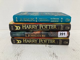 4 X ASSORTED J.K. ROWLING BOOKS TO INCLUDE HARRY POTTER & THE CURSED CHILD BOOK: LOCATION - H13