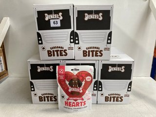 5 X BOXES OF DENZEL'S SEASONAL BITES DOG TREATS IN VARIOUS FLAVOURS - BBE 08.2024: LOCATION - WH1
