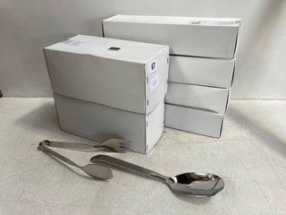 QTY OF ASSORTED AMEFA CUTLERY TO INCLUDE 3 X BOXES OF 6 SERVING SPOONS IN STAINLESS STEEL: LOCATION - WH1