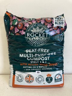 ROCKET GRO PEAT-FREE MULTI-PURPOSE COMPOST (STAGE 2 & 3): LOCATION - WH1