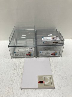 QTY OF ASSORTED ITEMS TO INCLUDE 2 X IDESIGN ALL PURPOSE STACKABLE DIVIDED DRAWERS: LOCATION - G3