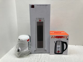 3 X ASSORTED JOHN LEWIS & PARTNERS APPLIANCES TO INCLUDE ANYDAY 1.7 LITRE JUG KETTLE IN STAINLESS STEEL: LOCATION - G5