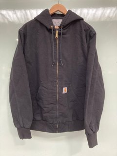 CARHARTT MENS WIP ACTIVE JACKET IN BLACK - SIZE UK LARGE - RRP £199.95: LOCATION - WH2