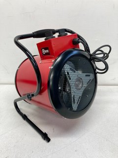 KIWI 3KW ELECTRIC HEATER IN RED - RRP £113.98: LOCATION - WH3