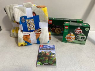 QTY OF ASSORTED CHILDRENS ITEMS TO INCLUDE NINTENDO SWITCH MINECRAFT GAME: LOCATION - WH3