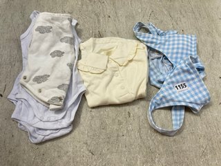 QTY OF ASSORTED CHILDRENS ITEMS TO INCLUDE CHECKED BIKINI IN BLUE/WHITE - UK 10YRS: LOCATION - BR9