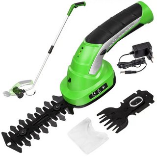 CORDLESS HEDGE TRIMMER WITH 2 ATTACHMENTS & TELESCOPIC POLE: LOCATION - BR12