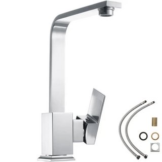 ROTATABLE 360 KITCHEN MIXER TAP IN CHROME: LOCATION - BR13
