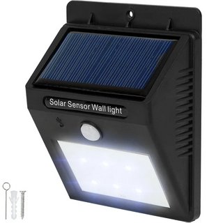 LED SOLAR WALL LIGHT WITH MOTION DETECTOR: LOCATION - BR13