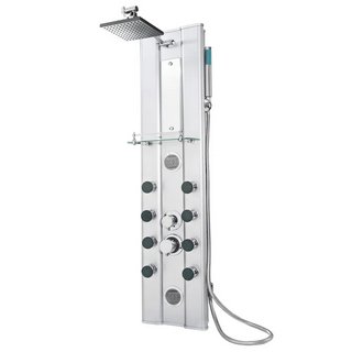 SHOWER PANEL WITH 10 MASSAGE JETS - RRP £173.00: LOCATION - BR13