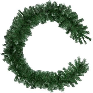 REALISTIC CHRISTMAS GARLAND WITH FROSTED TIPS: LOCATION - BR15
