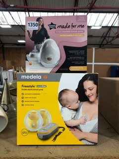 TOMMEE TIPPEE MADE FOR ME IN-BRA WEARABLE BREAST PUMP TO ALSO INCLUDE MEDELA FREESTYLE HANDS FREE DOUBLE ELECTRIC BREAST PUMP: LOCATION - BR17