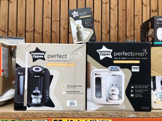 TOMMEE TIPPEE PERFECT PREP DAY & NIGHT FORMULA FEED MAKER TO ALSO INCLUDE TOMMEE TIPPEE LETS GO PORTABLE BOTTLE WARMER: LOCATION - AR4