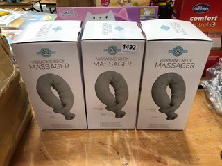 3 X WELL BEING VIBRATING NECK MASSAGERS: LOCATION - BT5