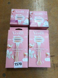 2 X GILLETTE VENUS SPA BREEZE RAZORS TO ALSO INCLUDE 2 X GILLETTE VENUS X 4 REPLACEMENT RAZORS (PLEASE NOTE: 18+YEARS ONLY. ID MAY BE REQUIRED): LOCATION - BT6: LOCATION - BT6