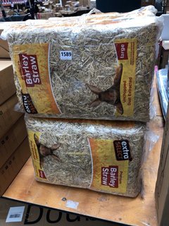 6 X PACKS OF EXTRA SELECT PREMIUM BARLEY STRAW: LOCATION - AT7