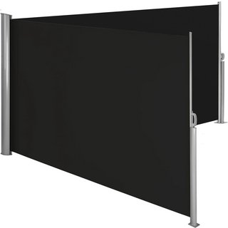 DOUBLE SIDED GARDEN PRIVACY SCREEN WITH RETRACTABLE AWNING RRP - £179: LOCATION - A6