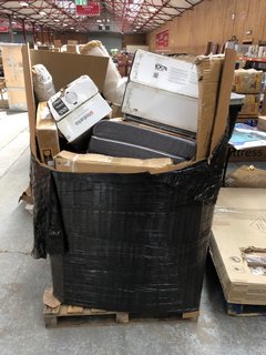 PALLET OF ASSORTED HOUSEHOLD ITEMS TO INCLUDE BRABANTIA NEWICON PEDAL BIN: LOCATION - A8 (KERBSIDE PALLET DELIVERY)