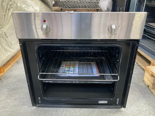 SIA 60CM SINGLE ELECTRIC OVEN IN STAINLESS STEEL SSO59SS - RRP £170: LOCATION - B2