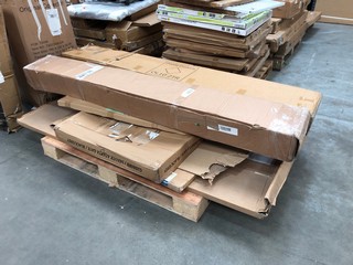 PALLET OF ASSORTED FLAT PACK ITEMS TO INCLUDE DENVER ADAPTA GATE: LOCATION - B9 (KERBSIDE PALLET DELIVERY)
