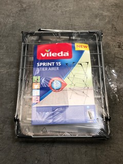 3 X ASSORTED HOUSEHOLD ITEMS TO INCLUDE VILEDA SPRINT 15 3 TIER AIRER: LOCATION - BR7