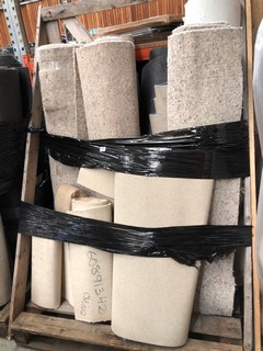 PALLET OF UPCYCLED FELT UNDERLAY - 1.37 M X 11 M EACH ROLL: LOCATION - D10 (KERBSIDE PALLET DELIVERY)