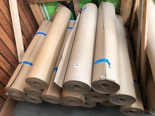 PALLET OF PAPER PACKAGING ROLLS: LOCATION - D10 (KERBSIDE PALLET DELIVERY)