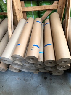 PALLET OF PAPER PACKAGING ROLLS: LOCATION - D10 (KERBSIDE PALLET DELIVERY)